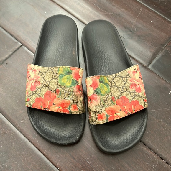 Gucci flower slides - Picture 1 of 2
